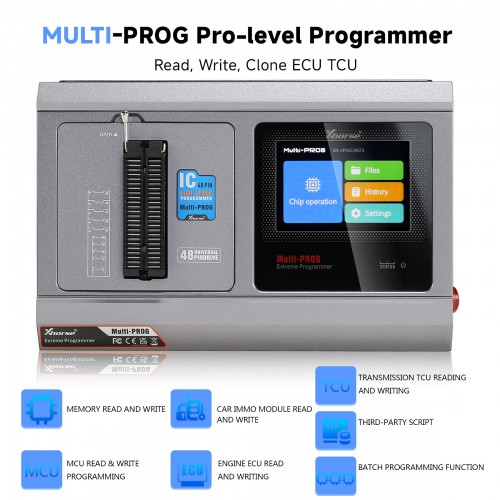 2024 XHORSE Multi Prog Multi-prog ECU TCU Gearbox Programmatore Aggiornata Versione di VVDI Prog Spedizione Gratuita