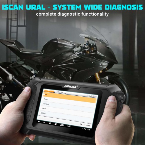 2024 OBDSTAR ISCAN  URAL Intelligent Motorcycle Diagnostic Tool Portable Tablet Scanner
