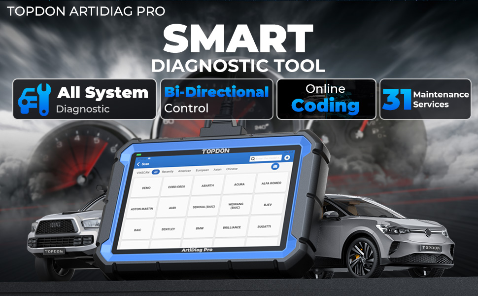 TOPDON ArtiDiag Pro Bidirectional Diagnostic Scan Tool